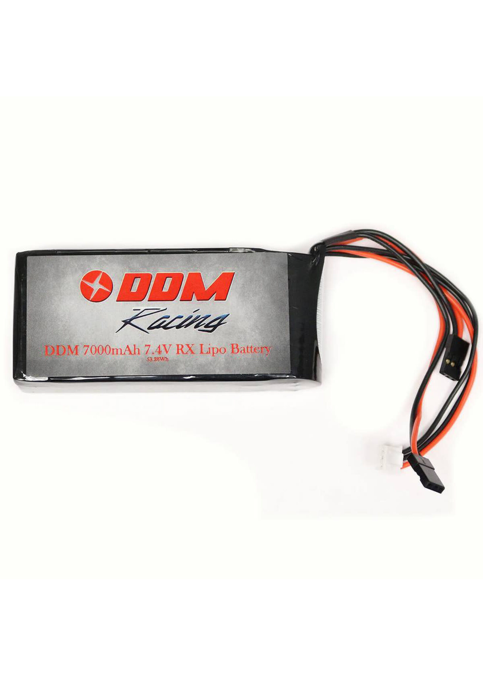 DDM Racing DDMBT285 DDM Racing 7.4v 7000mAh LiPo RX Battery Pack