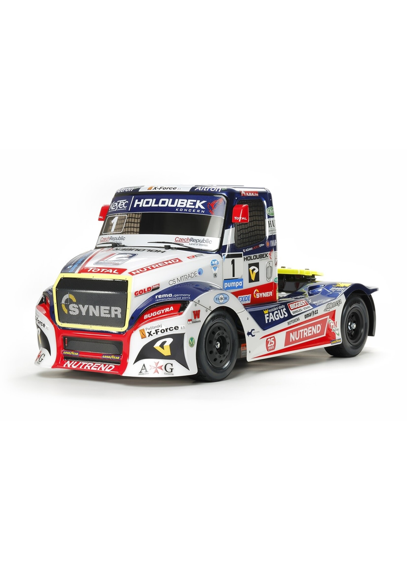 Tamiya TAM58661-A Tamiya 1/14 RC Buggyra Fat Fox On Road Racing Truck Kit,  TT-01 Type-E Chassis