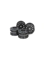 Tamiya TAM54741 Tamiya TT-01 Type-E Racing Truck Wheels (Black) (4)