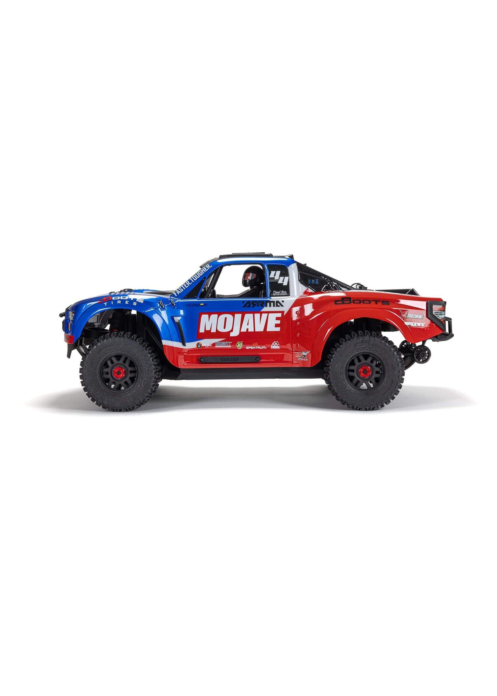 ARRMA ARA4404 Arrma 1/8 MOJAVE 4X4 4S BLX Desert Truck RTR, White