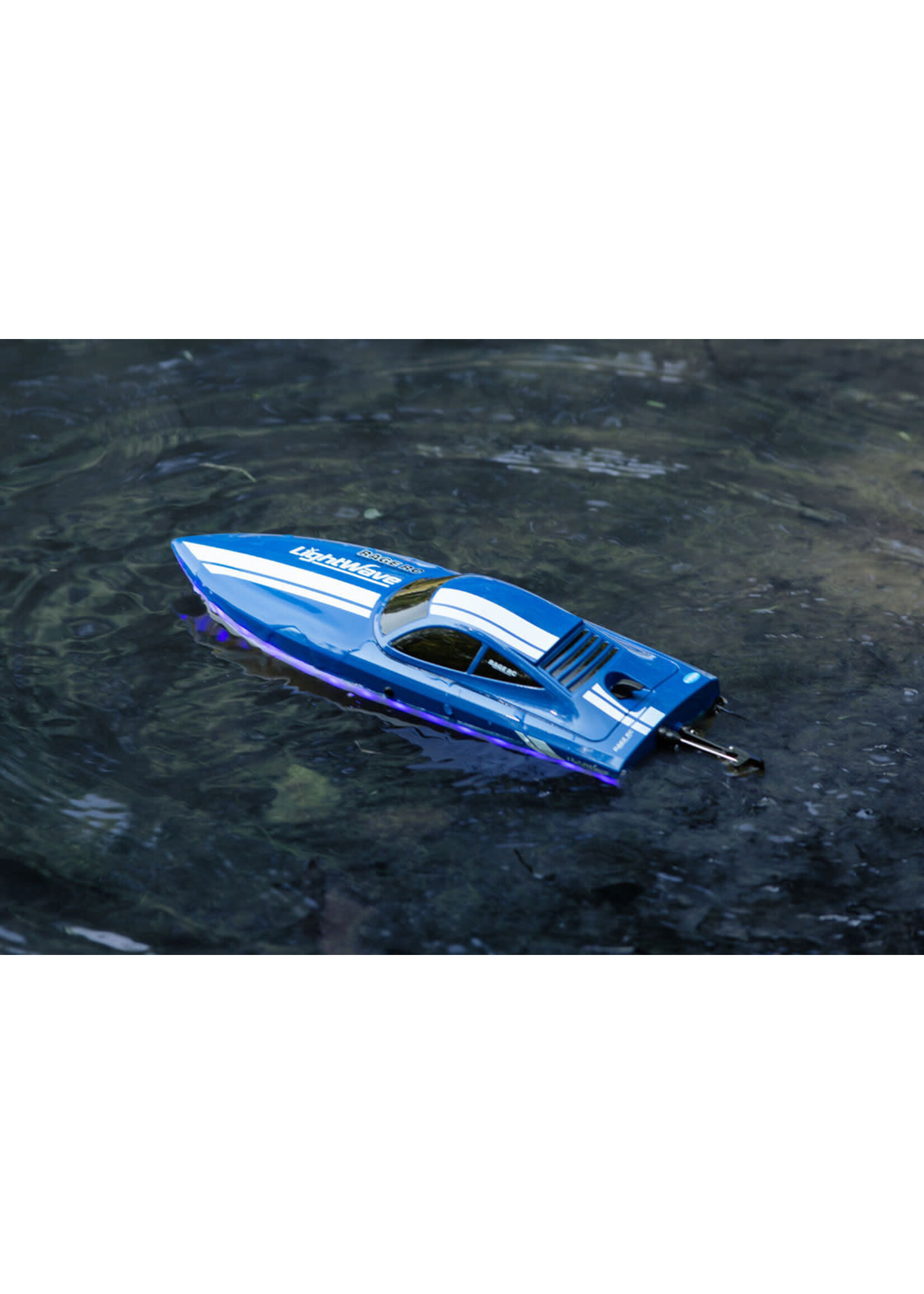 Rage RC RGRB1132 Rage RC LightWave Electric Micro RTR Boat; Blue