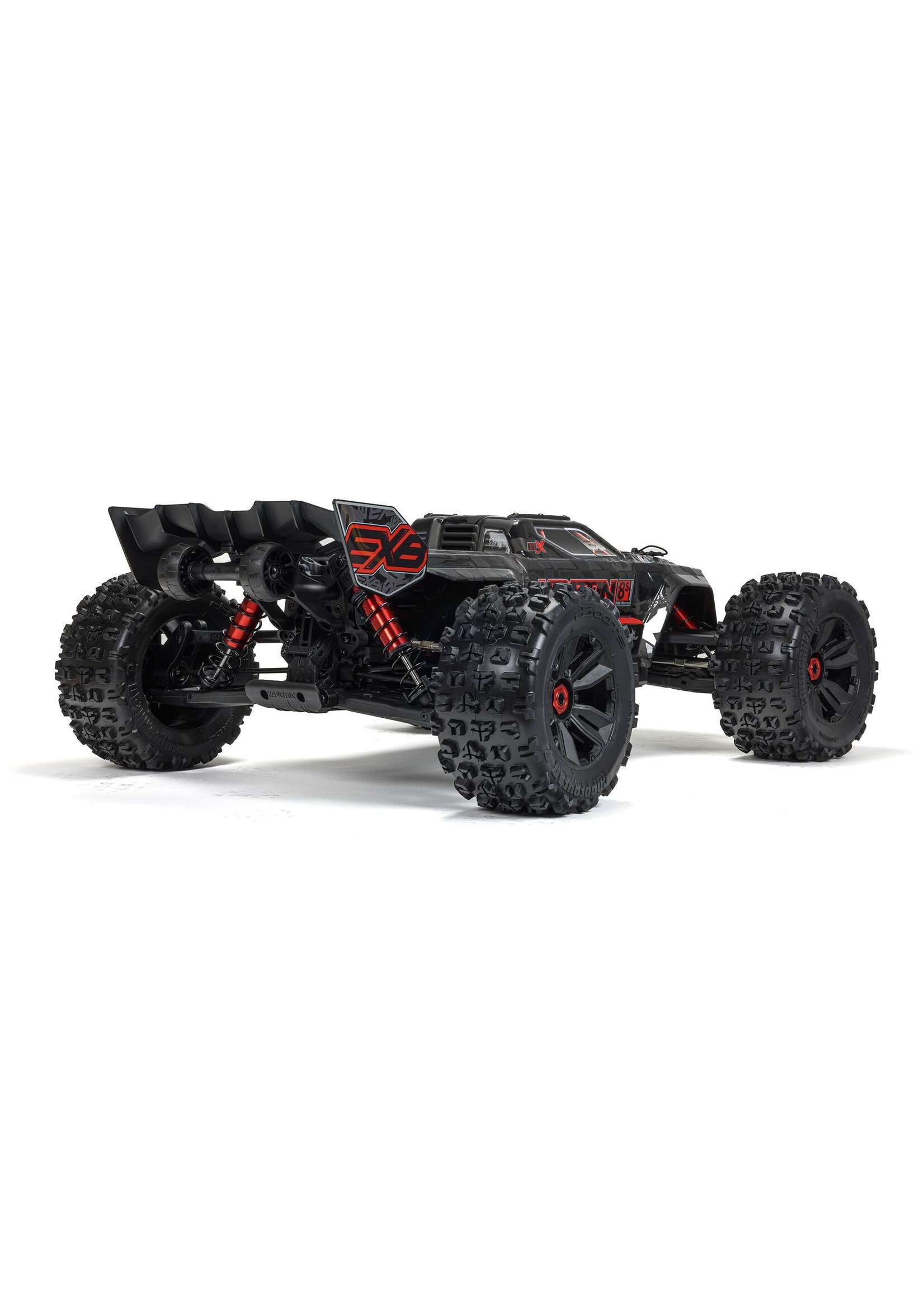 ARRMA ARA5808V2T1 ARRMA 1/5 KRATON 4X4 8S BLX EXB Brushless Monster Truck RTR, Black