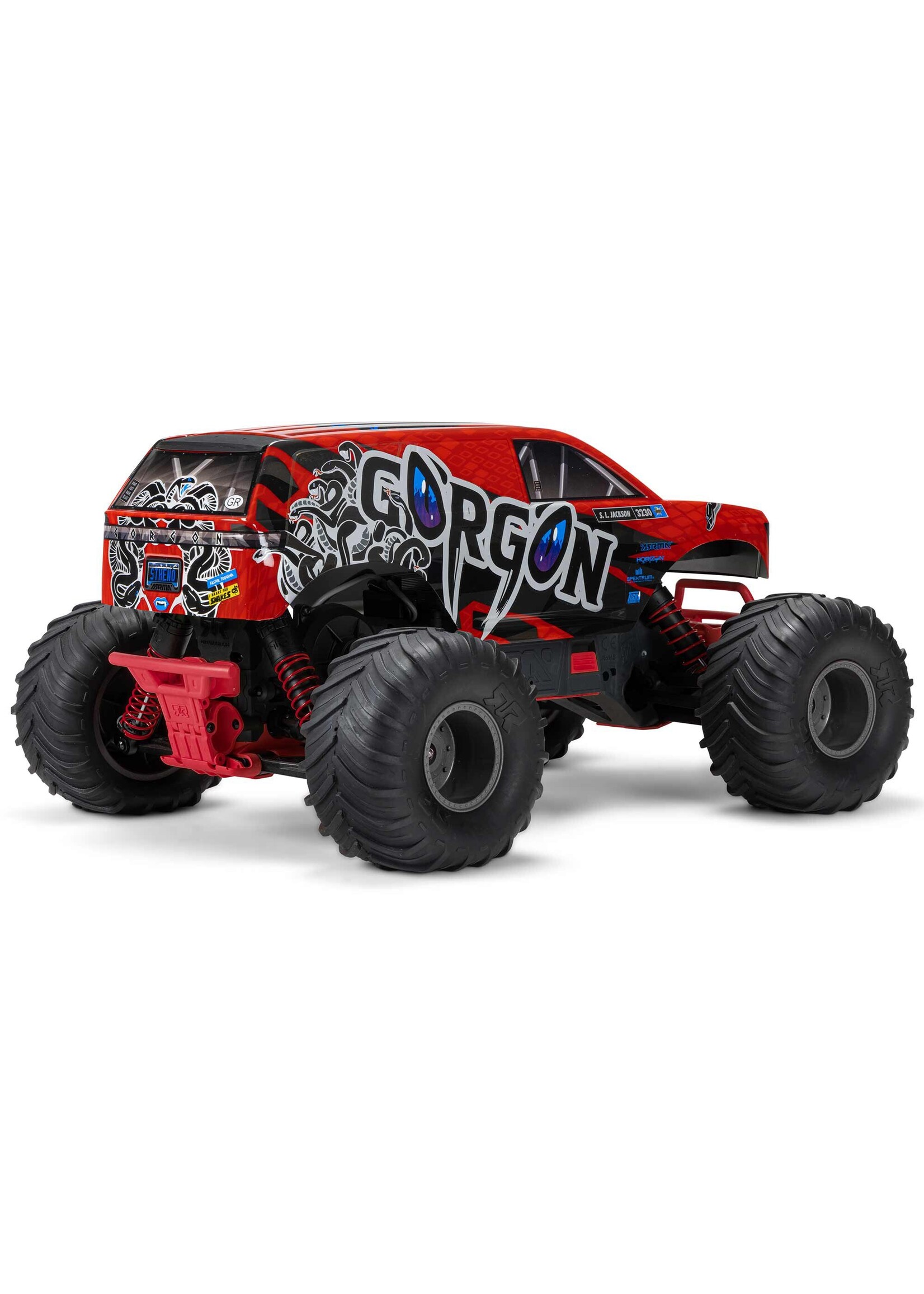 ARRMA ARA3230S ARRMA 1/10 GORGON 4X2 MEGA 550 Brushed Monster Truck RTR with Battery & Charger