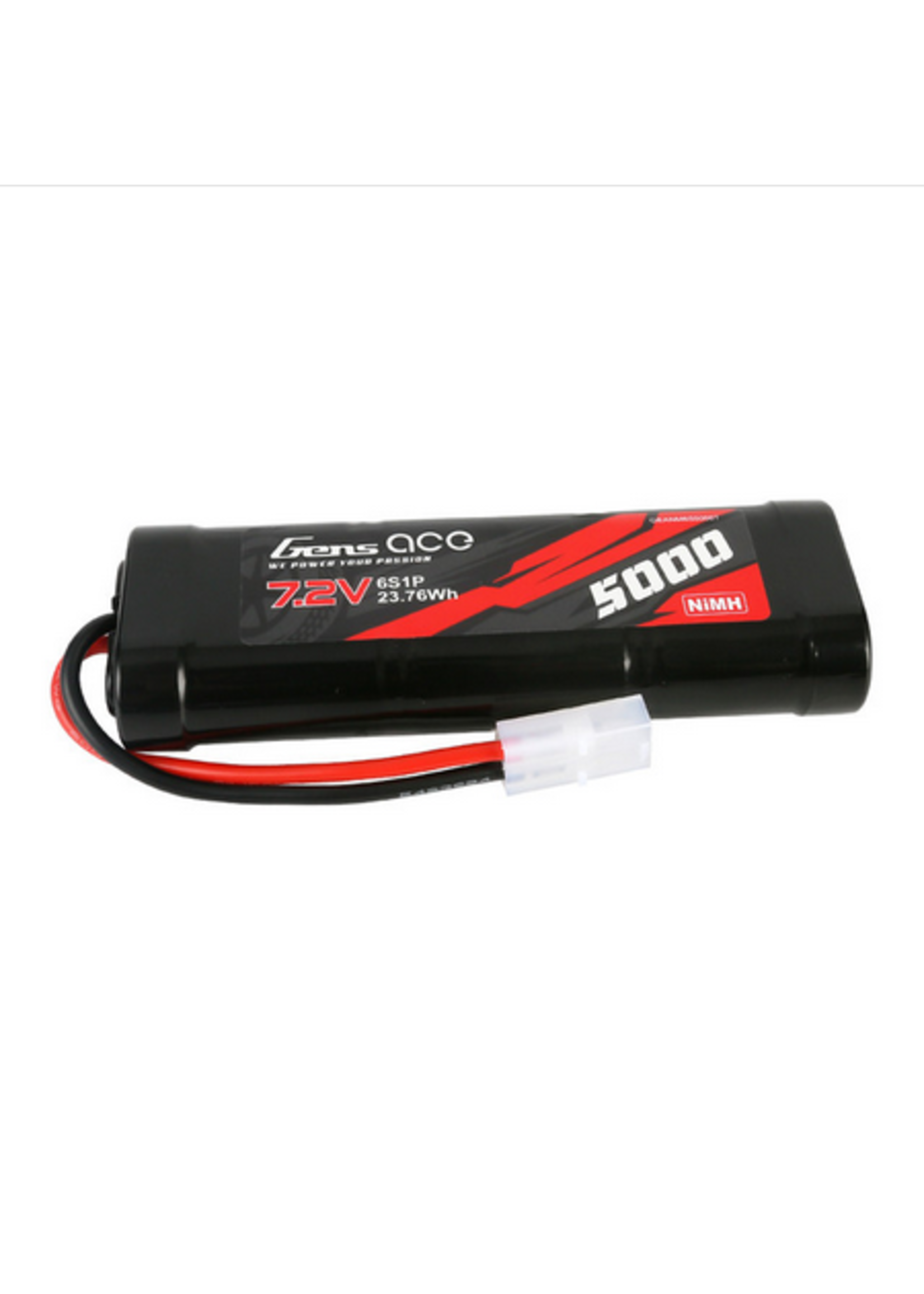 Gens Ace GEANM6S5000T Gens Ace 7.2V 5000mAh Ni-MH Battery with Tamiya Plug