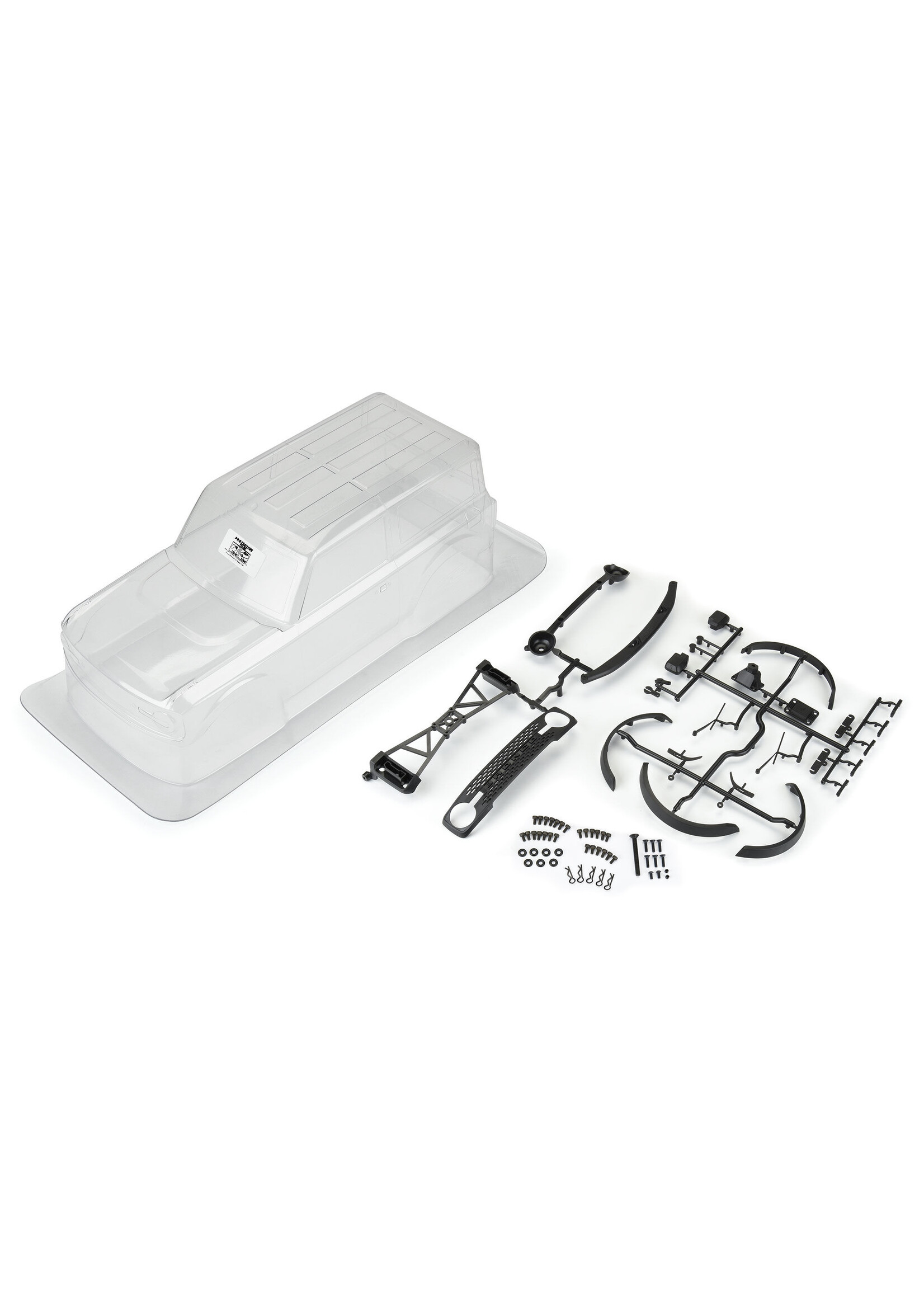 Pro-Line Racing PRO356900 Pro-Line 1/10 2021 Ford Bronco Clear Body Set 11.4" Wheelbase: Crawlers