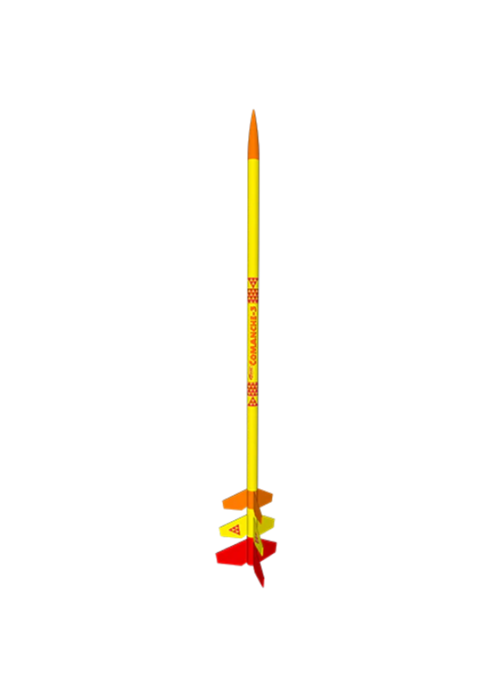 Estes Rockets EST7245 Estes Comanche-3 Model Rocket Kit, Skill Level 3