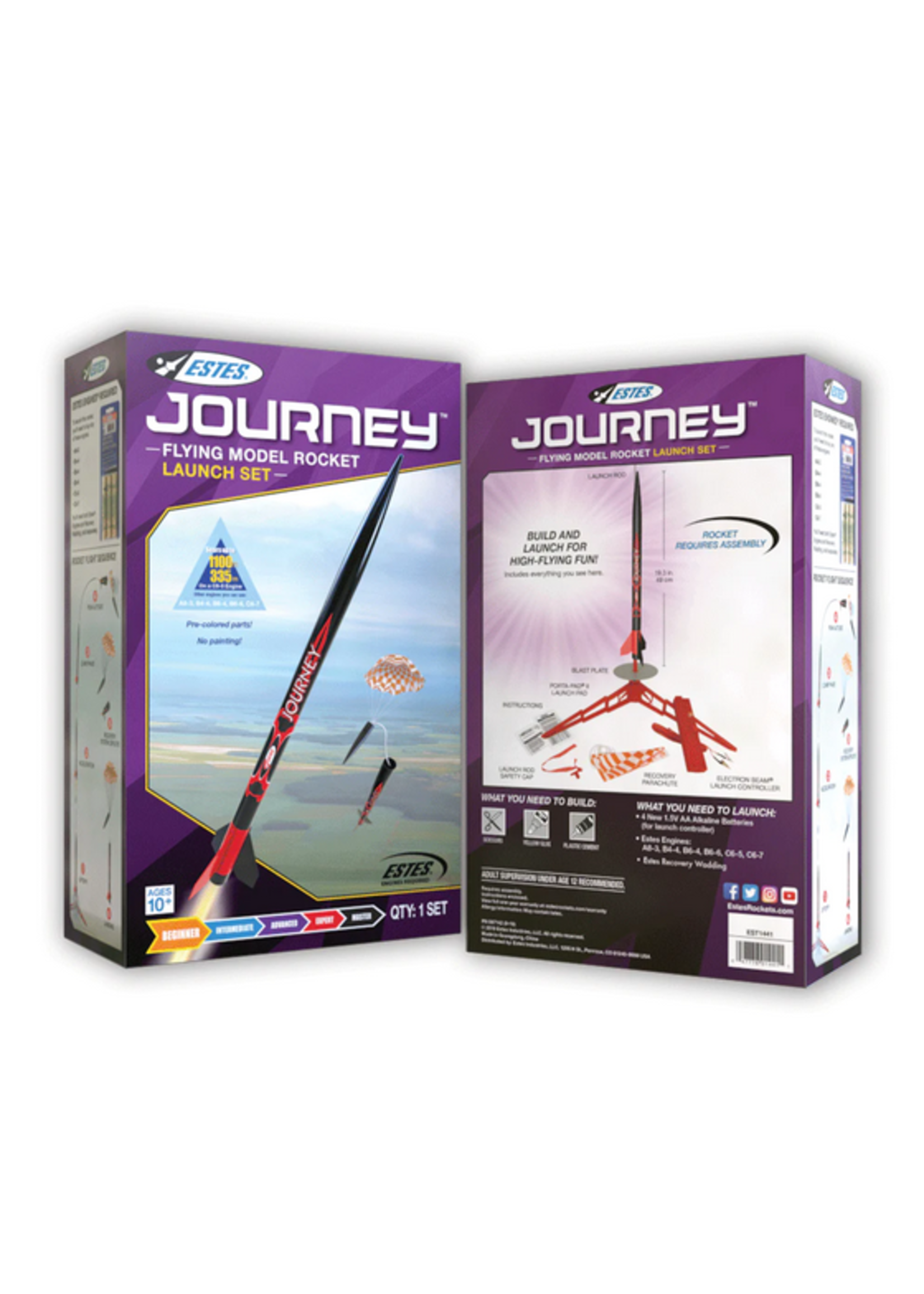 Estes EST1441 Estes Journey Launch Set E2X Easy-to-Assemble