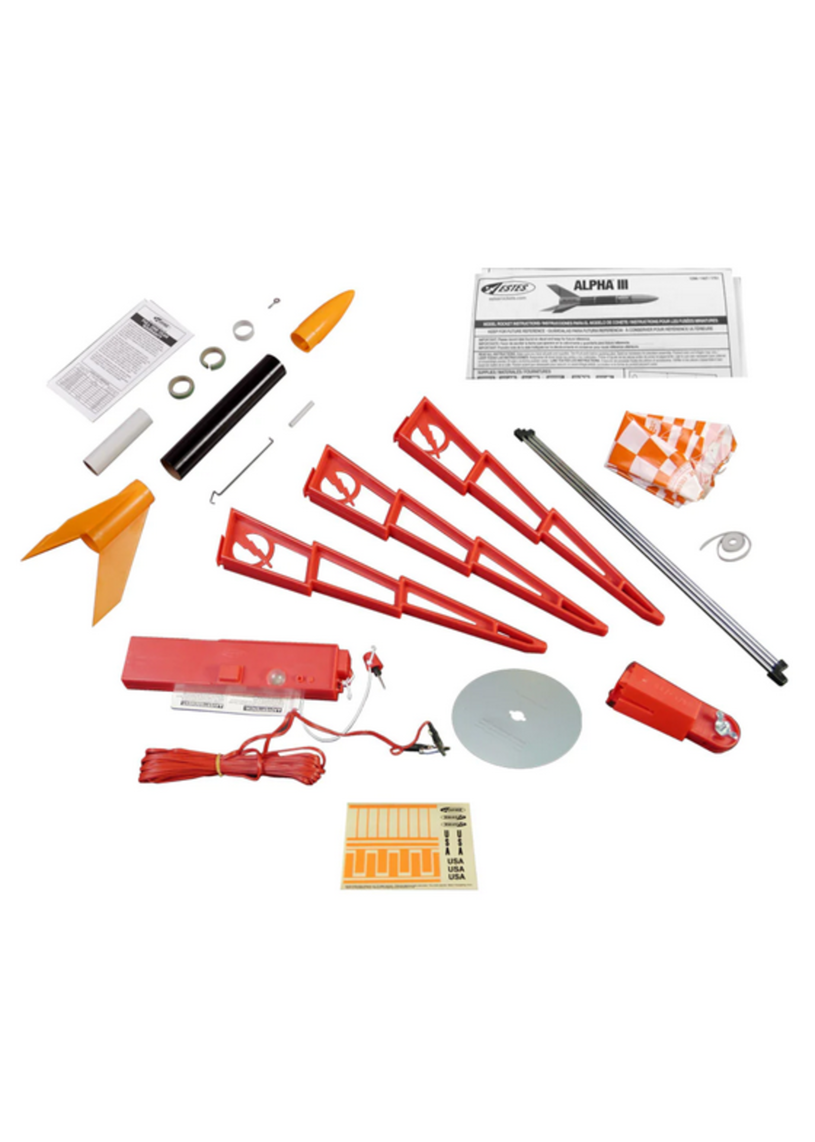 Estes EST1427 Estes Alpha III Launch Set E2X Easy-to-Assemble