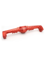Treal C-01-C9-RED Treal Capra Rear Axle Housing CNC Solid Billet Aluminum 7075 One-Piece Design (Red)