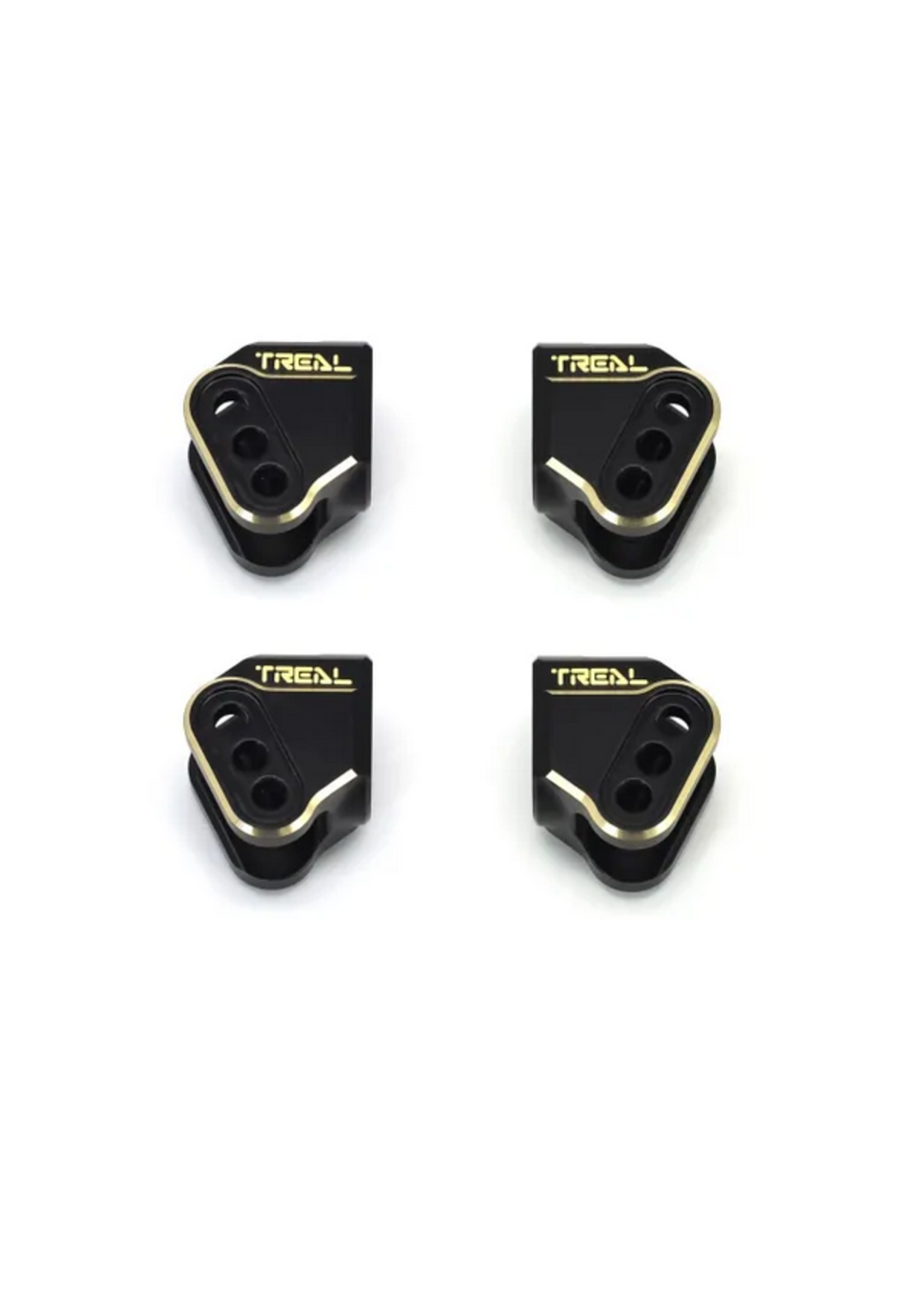 Treal Treal Brass Axle Lower Link Mounts Set(4P) Weight Upgrades for Redcat GEN9 and Ascent Crawler