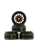 Treal Treal 1.0 Beadlock Wheels 12 Spokes Classic Rims (4P) for SCX24 AX24 FCX24 TRX4M 1/24 1/18 Crawler Car-Type I Bronze