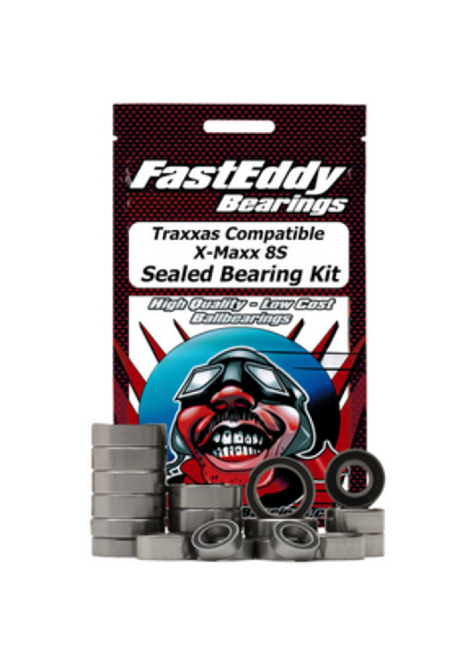 Fast Eddy Bearings TFE4558  FastEddy Traxxas X-Maxx 8S Sealed Bearing Kit