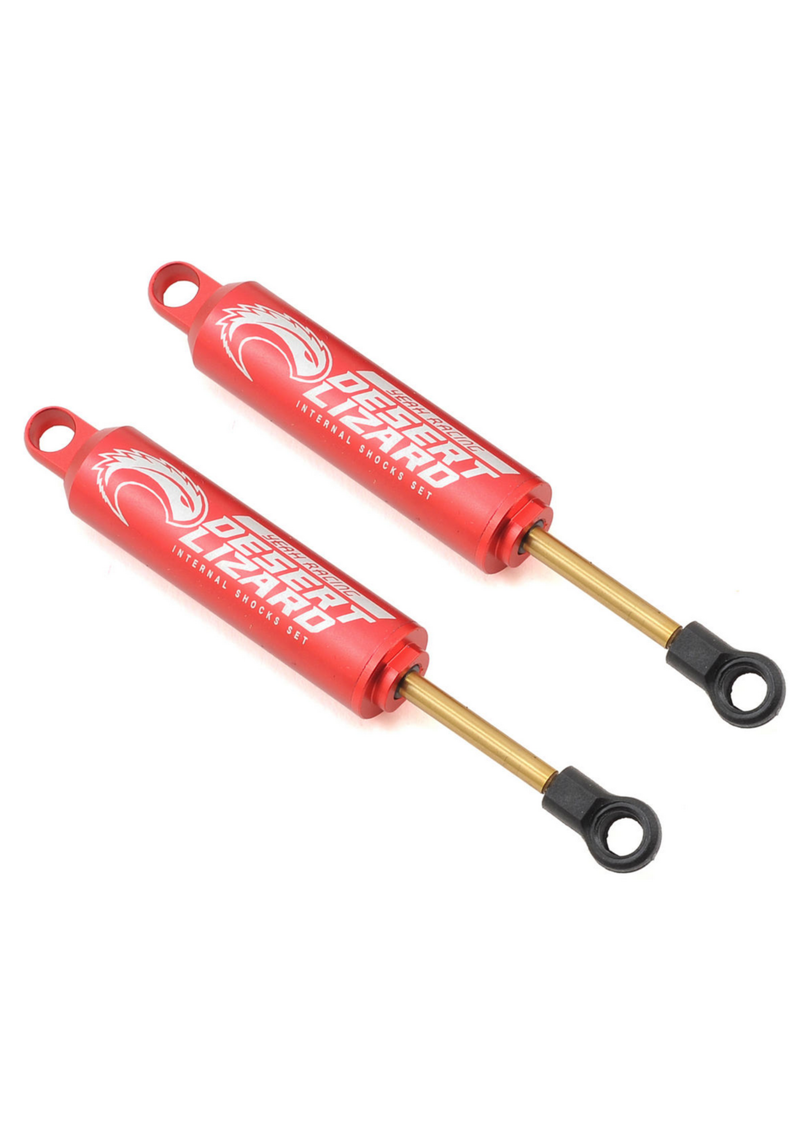 Yeah Racing YEA-DDL-090RD  Yeah Racing 90mm Desert Lizard Two Stage Internal Spring Shock (2) (Red)