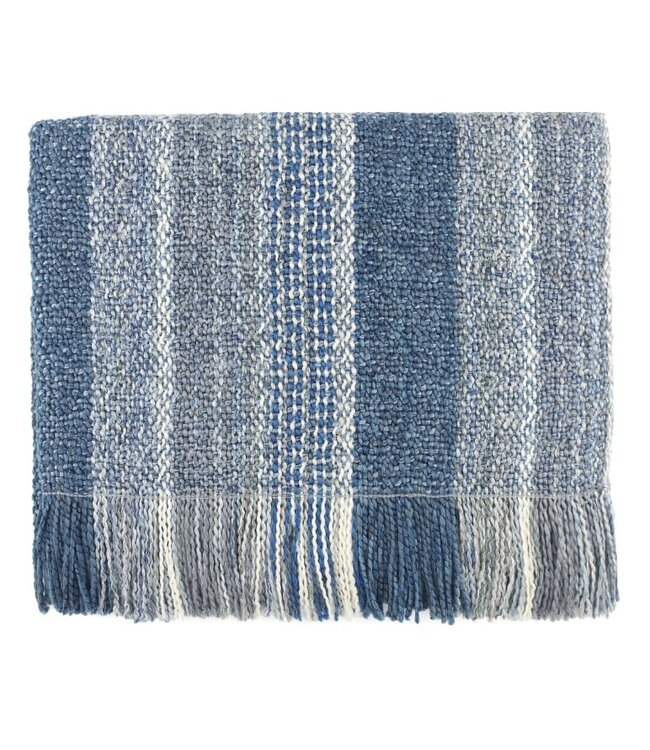 Bedford Cottage Dover (Denim) Throw Blanket 40" x 72"