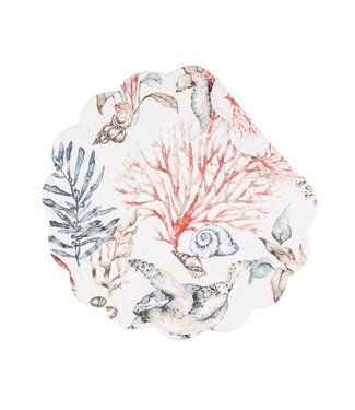 C&F Tranquil Tides Round Placemat