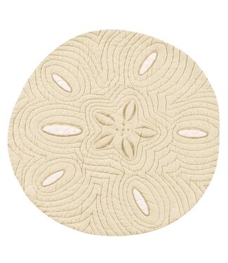 C&F Sand Dollar Shaped Placemat
