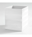 Kassatex Cabana Waste Basket White