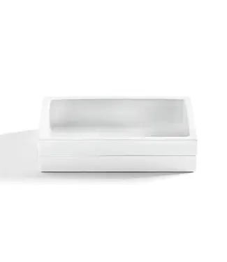 Kassatex Cabana Soap Dish White