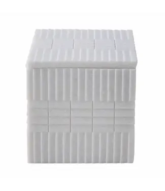 Kassatex Urbano Cotton Jar Ivory