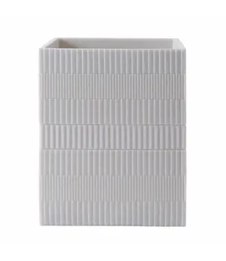Kassatex Urbano Waste Basket Ivory