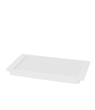 Kassatex Lacca Tray White Bath Acc