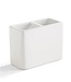 Kassatex Lacca Toothbrush Holder White Bath Acc