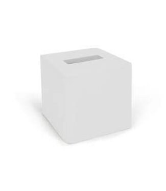 Kassatex Lacca Tissue Holder White Bath Acc