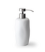 Kassatex Montecito Lotion Dispenser Bath Acc White