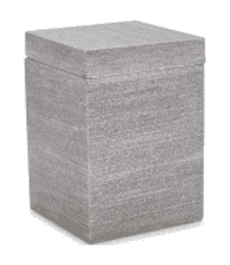 Kassatex Grey Slate Cotton Jar