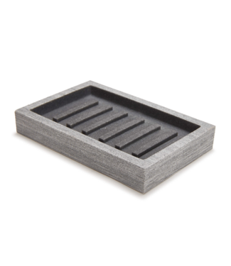 Kassatex Grey Slate Soap Dish