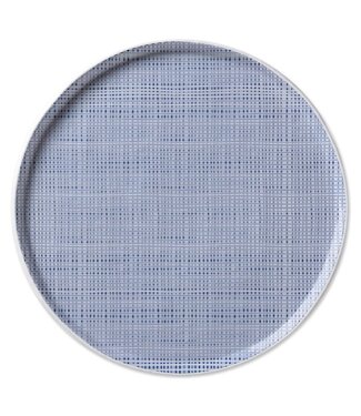 Merritt Luxe Linen Indigo Dinner Plate