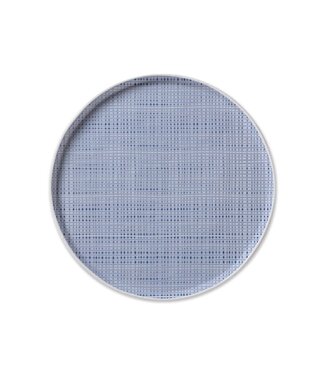 Merritt Luxe Linen Indigo 8in Salad Plate