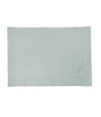 C&F Hemstitch Green Placemat