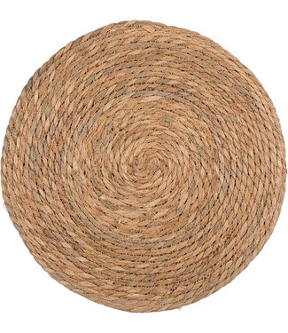 C&F Midnight Seagrass Round Placemat