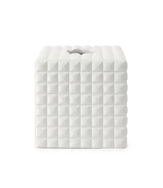 Kassatex Piazza Tissue Holder White