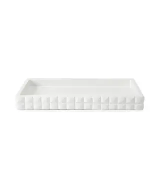 Kassatex Piazza Tray White