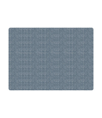 davanti usa Placemat Tempo Braided Rectangular – Steel Blue