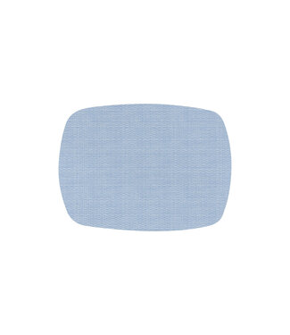 davanti usa Placemat Tempo Linen Rectangle - Baby Light Blue