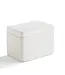 Kassatex Lacca Cotton Jar White Bath Acc