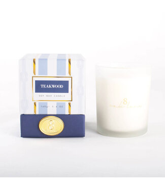 8 Oak Lane Teakwood - 5.6oz Soy Wax Candle