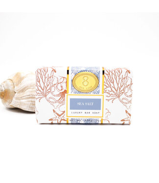 8 Oak Lane Sea Salt - Wrapped Bar Soap