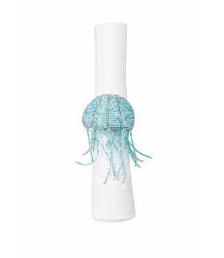 C&F Beaded Jellyfish Napkin Ring