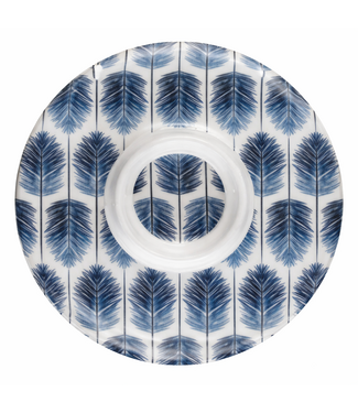 Beachcombers Isle of Capri Round Chip & Dip Tray