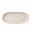 Merritt Reactive Beige Oval Appetizer Tray