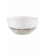 Home Essentials & Beyond Black Brush designed Ceramic Bowl