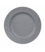 Home Essentials & Beyond Guarda Grey Shiny Reactive Dinner Plate
