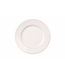 Home Essentials & Beyond Guarda White Shiny Reactive Salad Plate