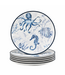 Certified International Sea Life Melamine Dinner Plate 11in