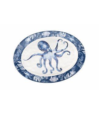Certified International Sea Life Melamine Oval Platter