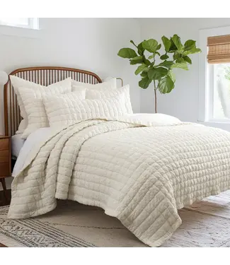 Levtex Home Whisper Cream Quilt Set - King
